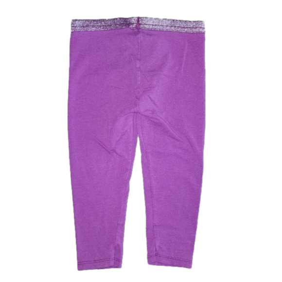 GARANIMALS Purple Leggings with Shimmery Waistband - Picture 3 of 3